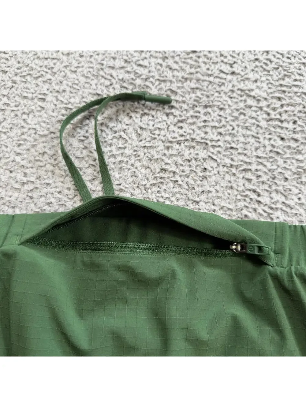 Lululemon Pace Breaker Lined Shorts Green Ripstop Athletic Running Shorts XS
